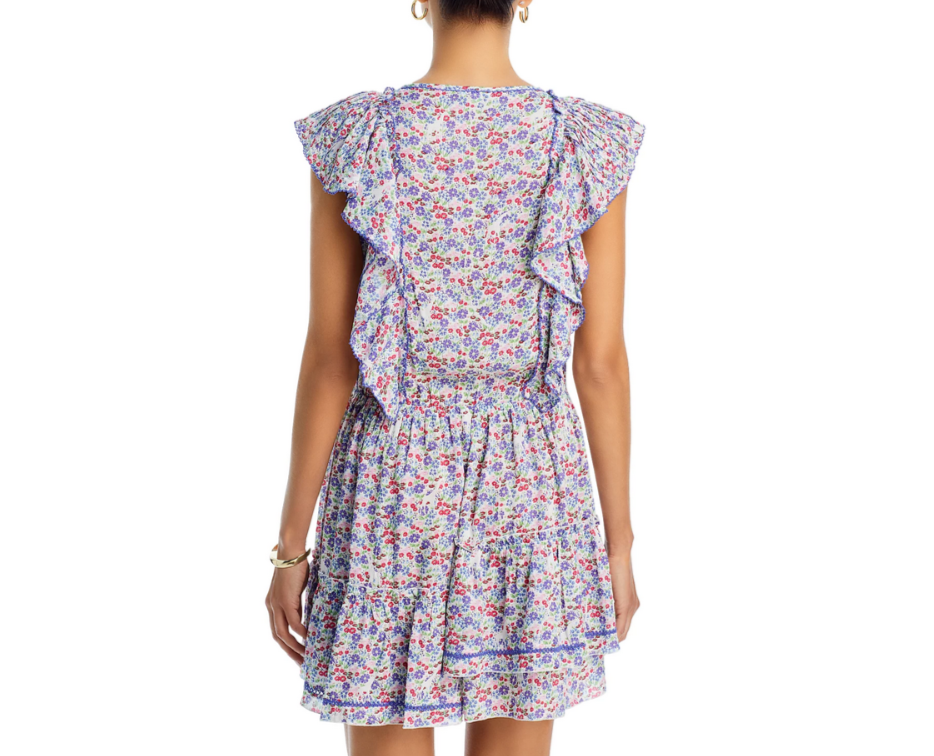 Poupette St. Barth Bambi Mini Dress Swim Cover-Up MSRP $370