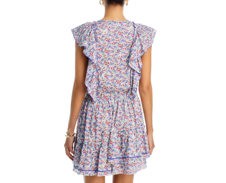 Poupette St. Barth Bambi Mini Dress Swim Cover-Up MSRP $370