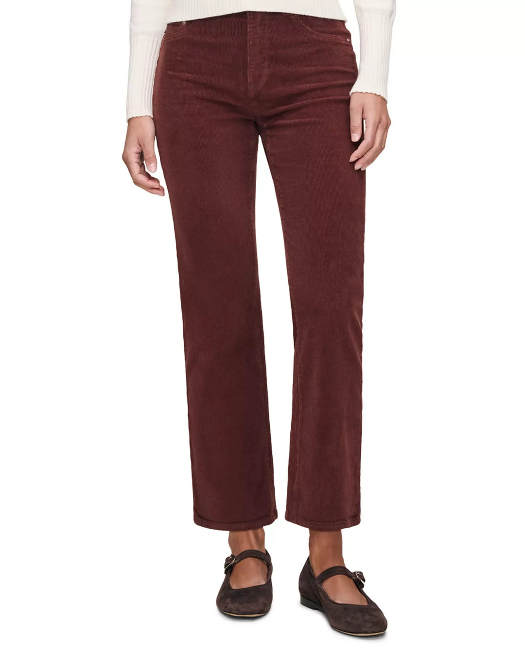 DL1961 Patti High Rise Ankle Straight Corduroy Jeans MSRP $219