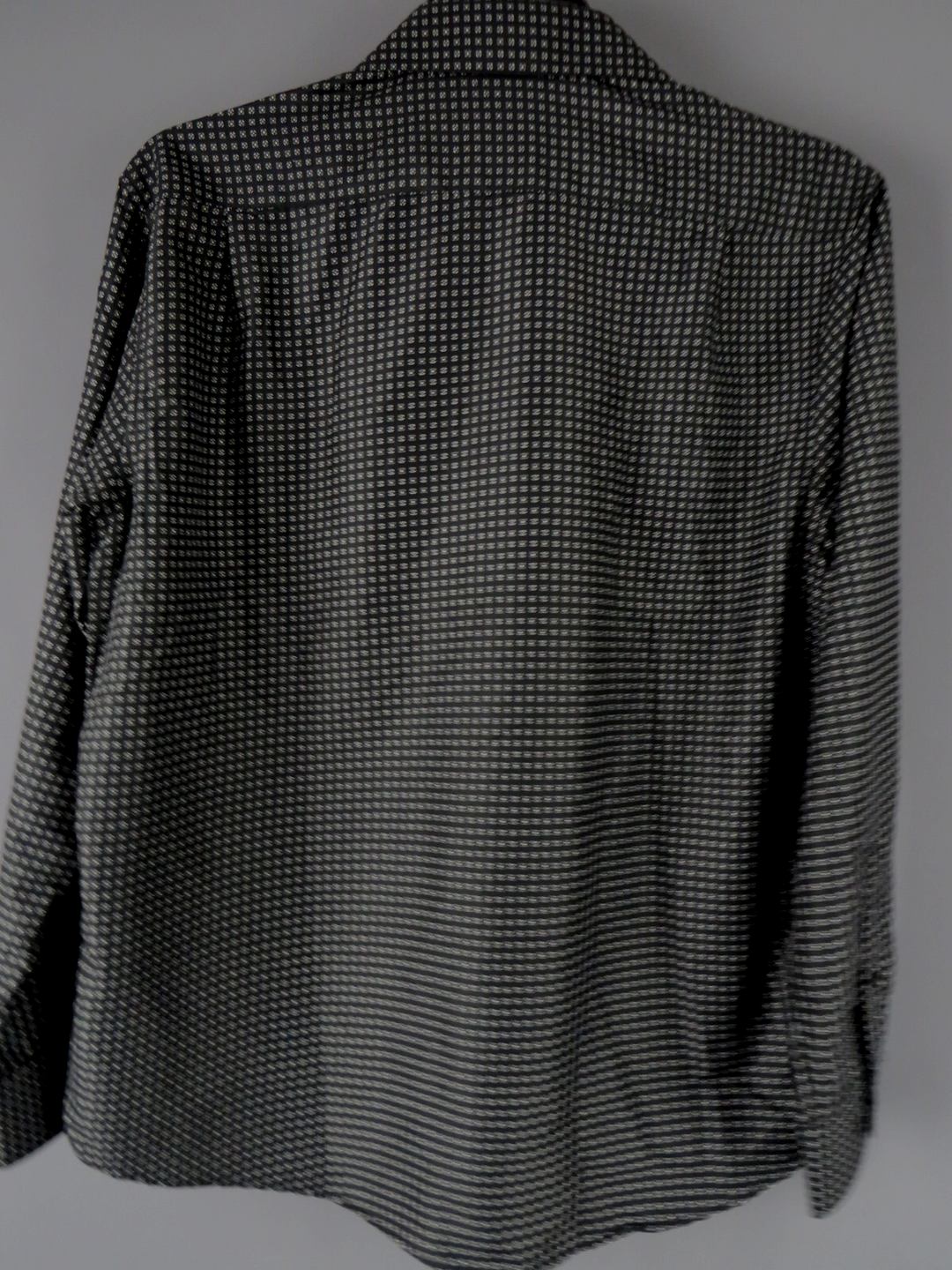 Calabrum Regular Fit Micro Geo Print Wrinkle Free Performance Dress Shirt $49