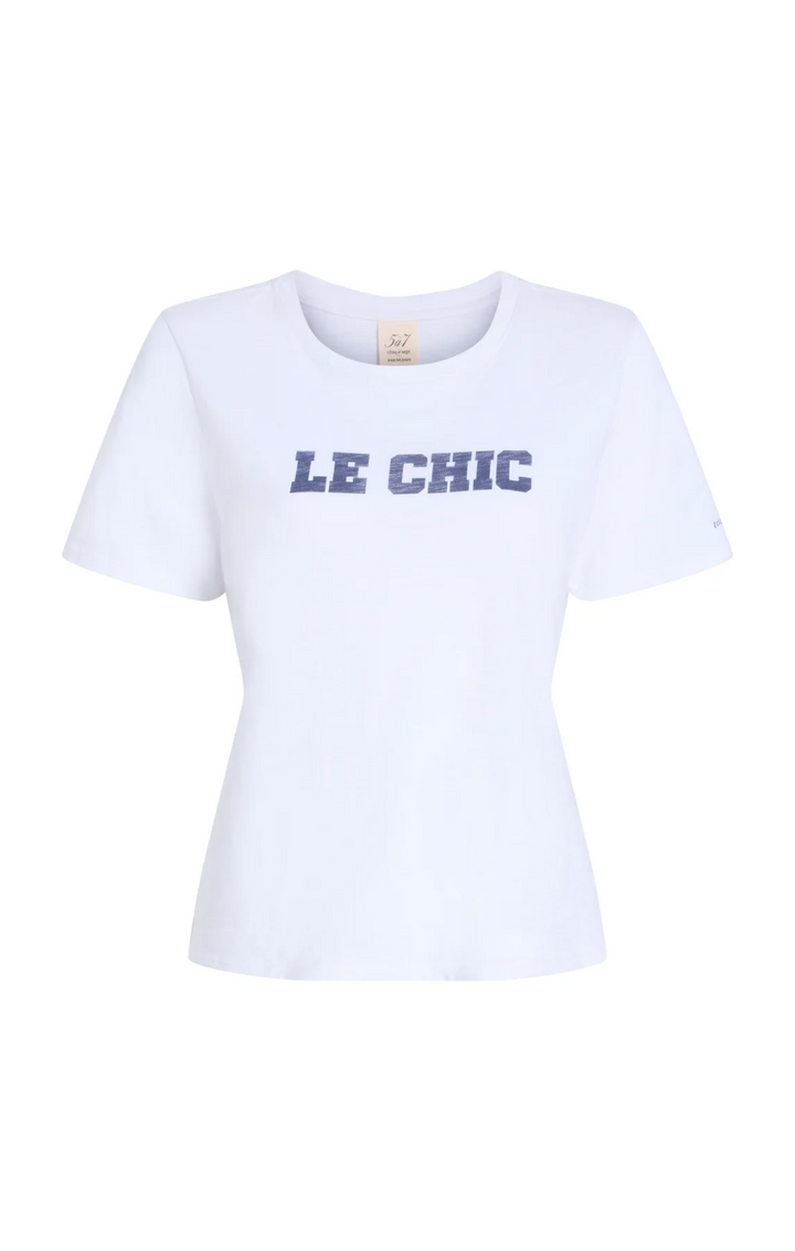 Cinq à Sept Le Chic Cotton Graphic T-Shirt MSRP $95