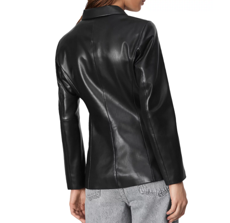 rag & bone Drew Faux Leather Jacket MSRP $558
