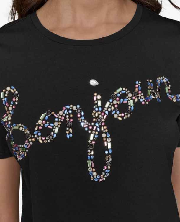 KARL LAGERFELD PARIS Jewel Bonjour Tee MSRP $59