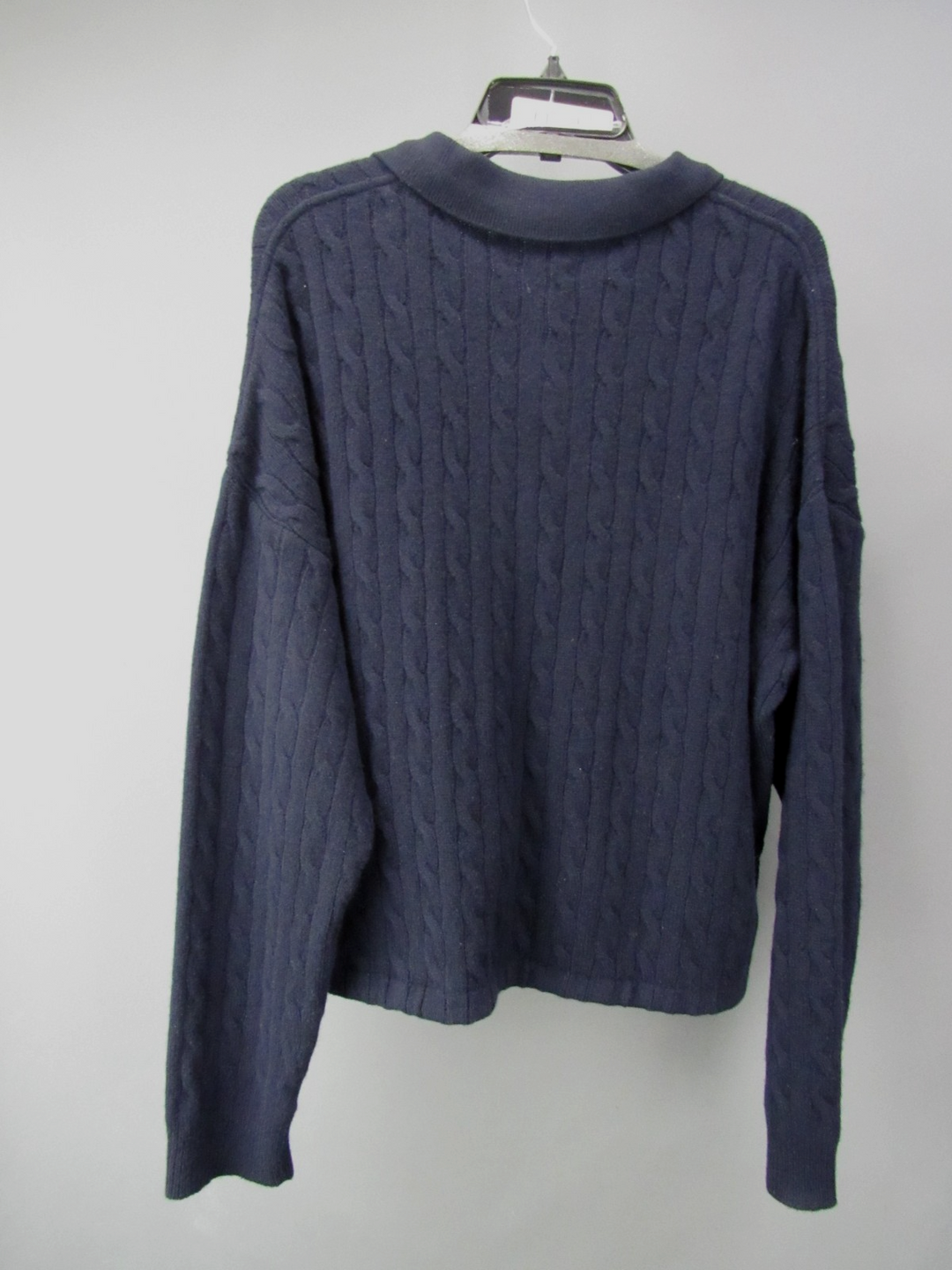 Polo Ralph Lauren Cable Wool Cashmere Polo Sweater MSRP $398
