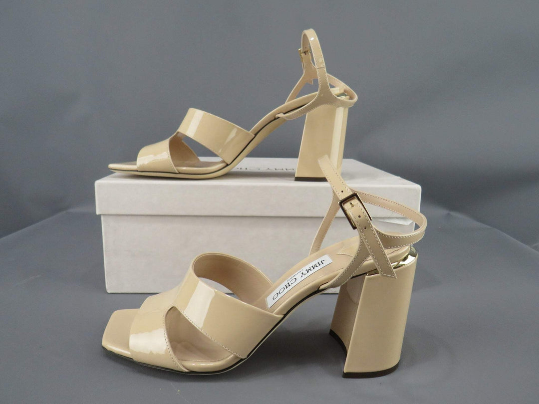 Jimmy Choo Women's Ellison 85 High Block Heel Sandals M3 273