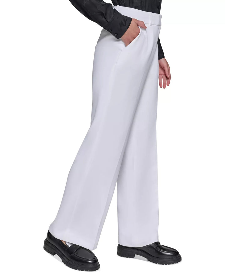 KARL LAGERFELD PARIS Women's Bootcut High-Rise Pants MSRP $109
