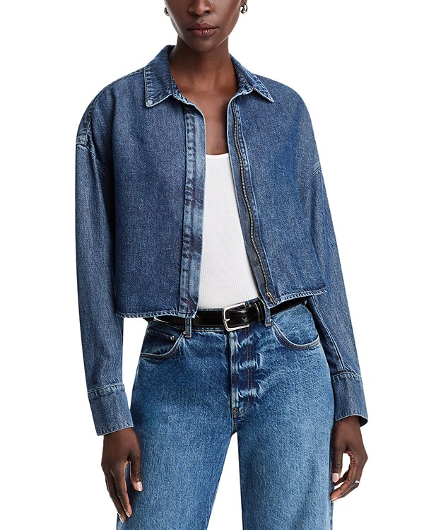 Bella Dahl Denim Oversized Cropped Shacket MSRP $158