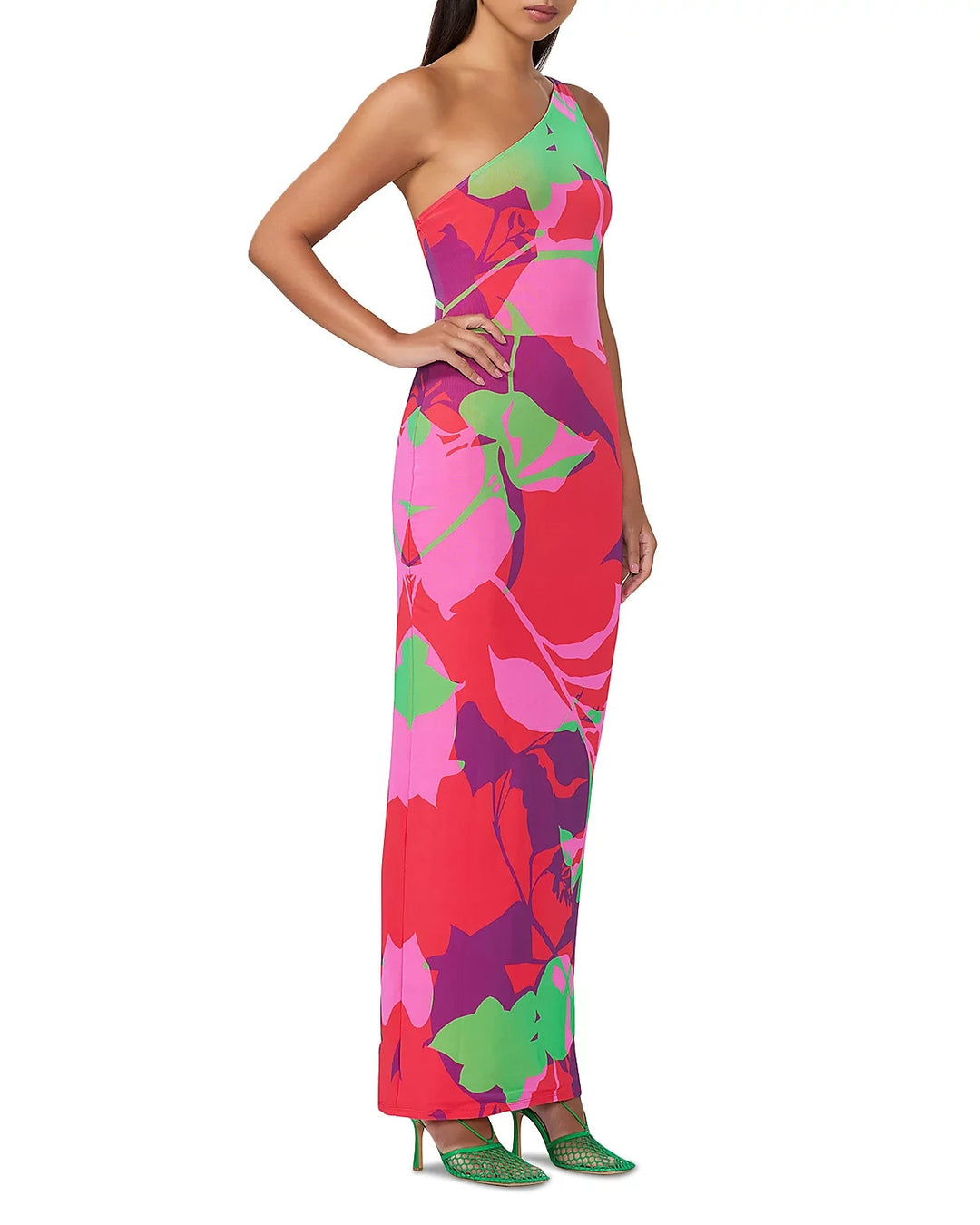 AFRM Foley Cold Shoulder Open Back Gown MSRP $108