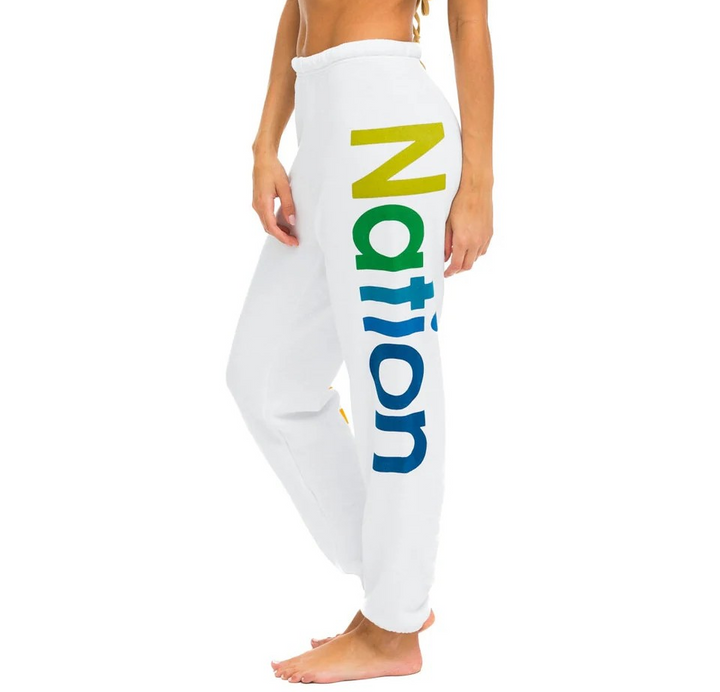 Aviator Nation Logo Printed Sweatpants MSRP $148