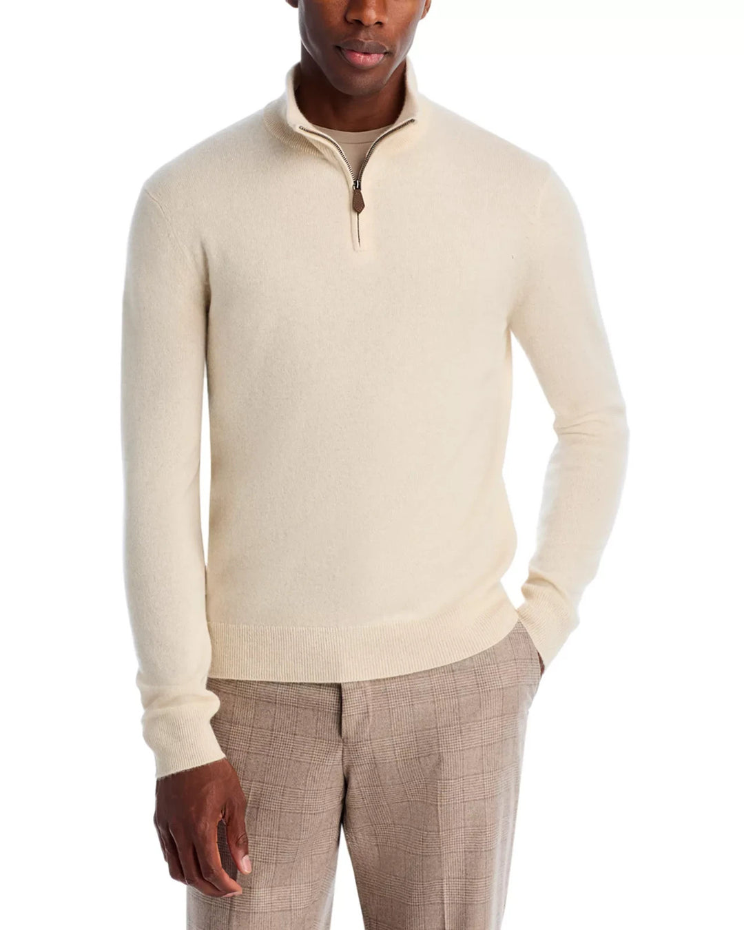 The Men's Store at Bloomingdale's Cashmere Half-Zip Sweater MSRP $228