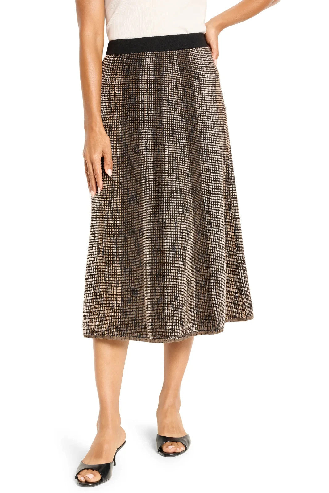Nic+Zoe Ombre Pixel Knit Skirt MSRP $168