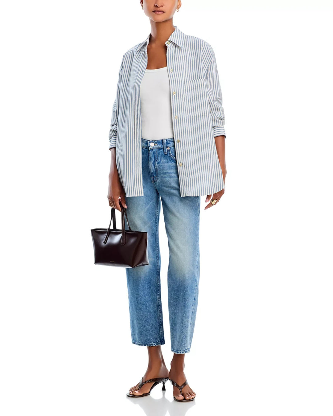 MOTHER The Newbie High Rise Ankle Jeans MSRP $268