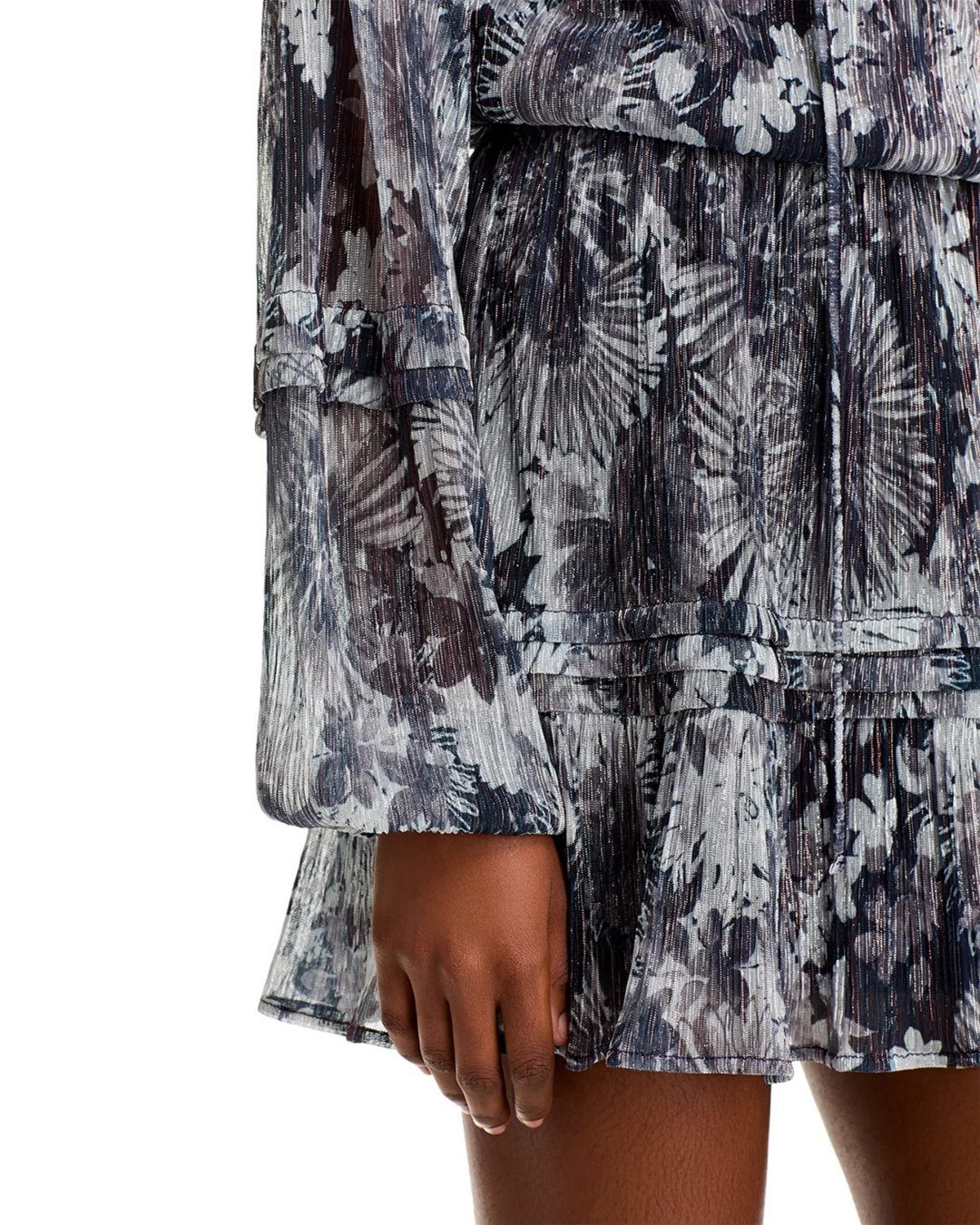 Ramy Brook Twilight Aaliyah Metallic Dress MSRP $395