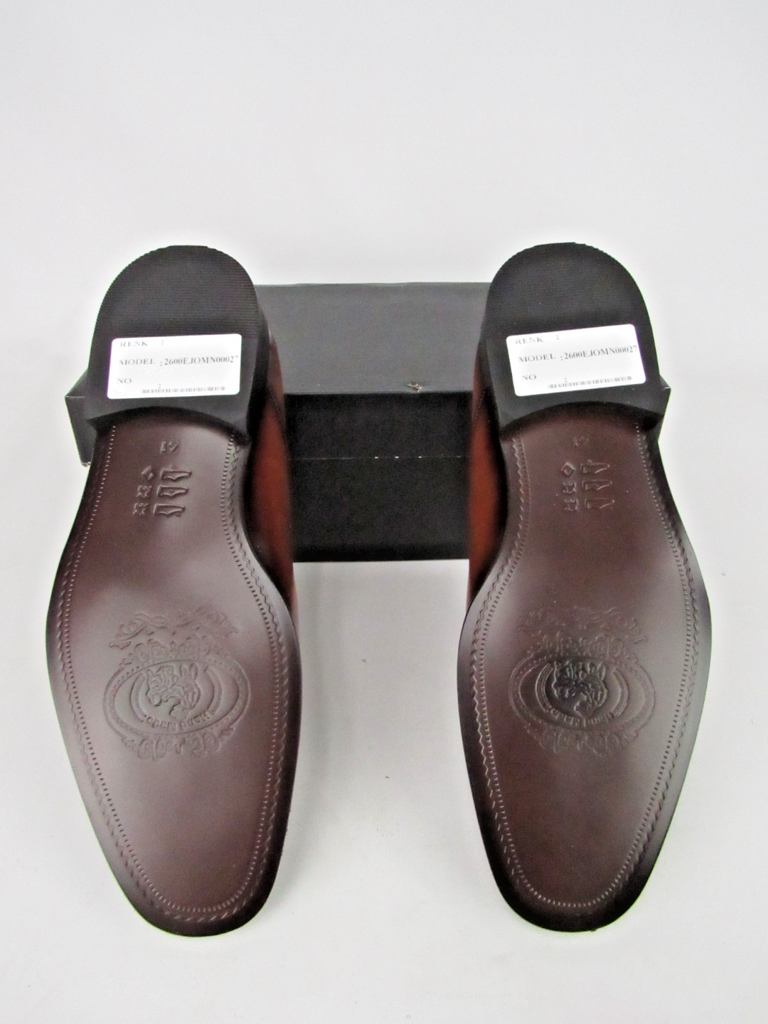 Men’s Premium Textured Calf Leather Derby Shoes – Handcrafted Size EU 41