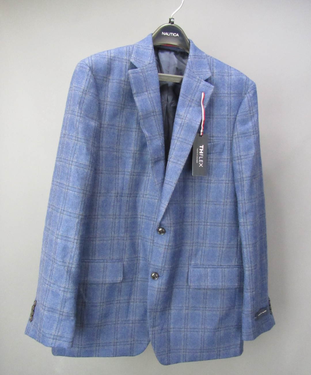 Tommy Hilfiger Men's Wool blend Check Sport Coat MSRP $375