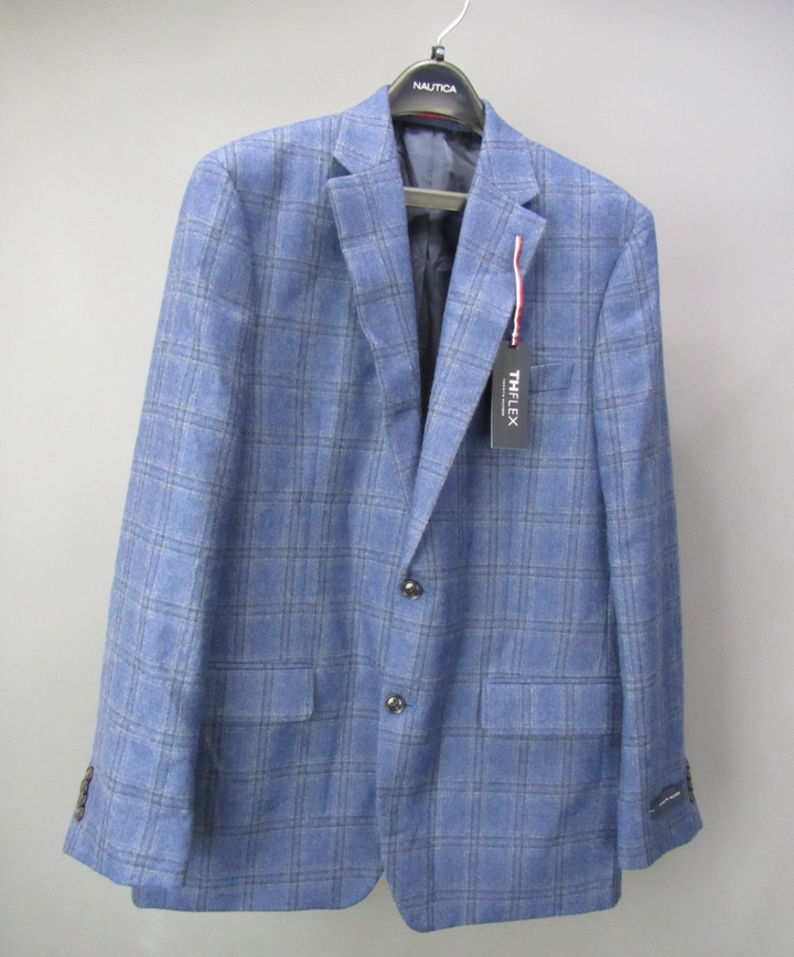 Tommy Hilfiger Men's Wool blend Check Sport Coat MSRP $375