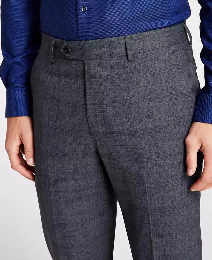 Michael Kors Men's Classic-Fit Wool-Blend Stretch Suit Separate Pants MSRP $190