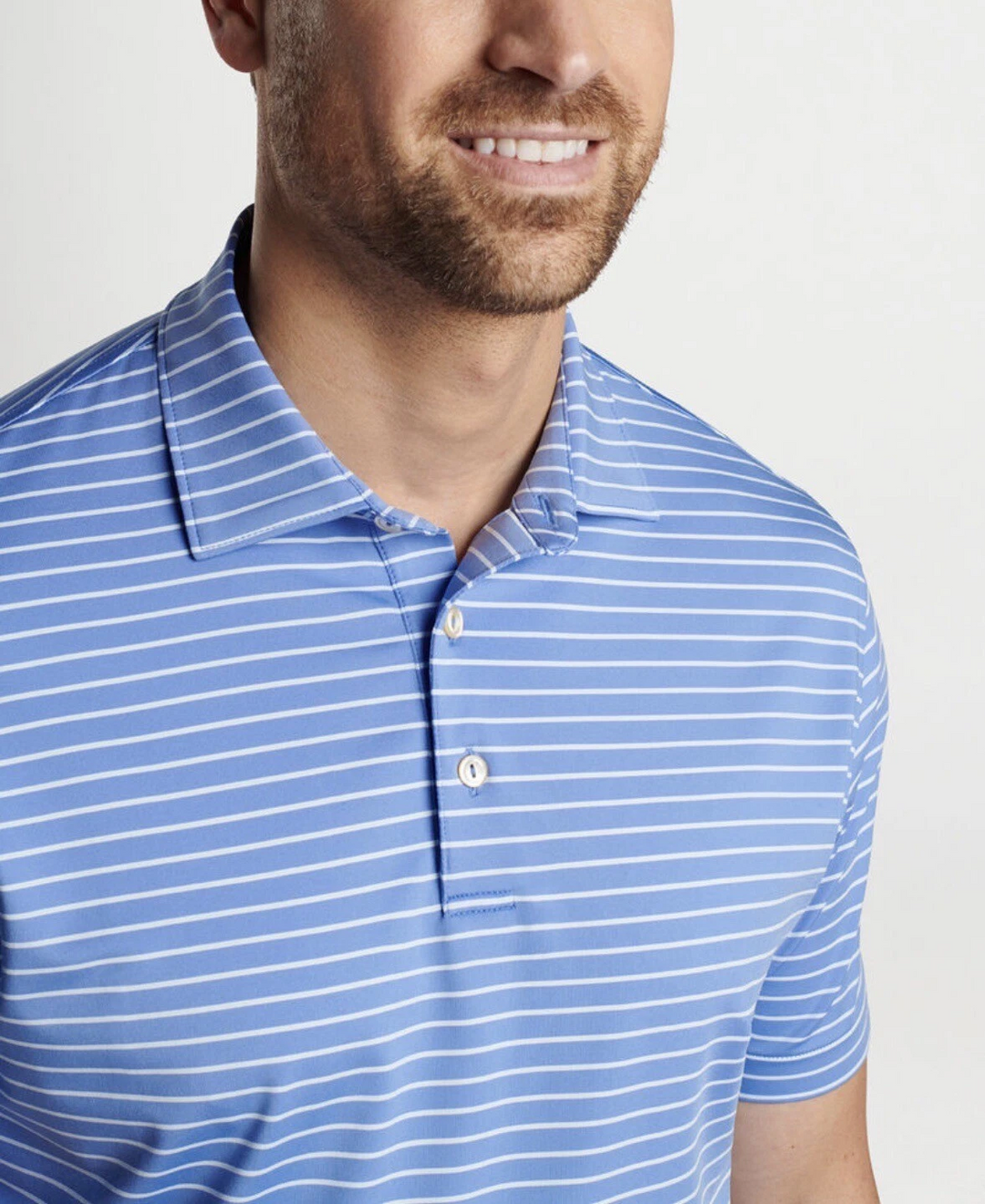 Peter Millar Crown Sport Drum Performance Short Sleeve Polo Shirt MSRP $105