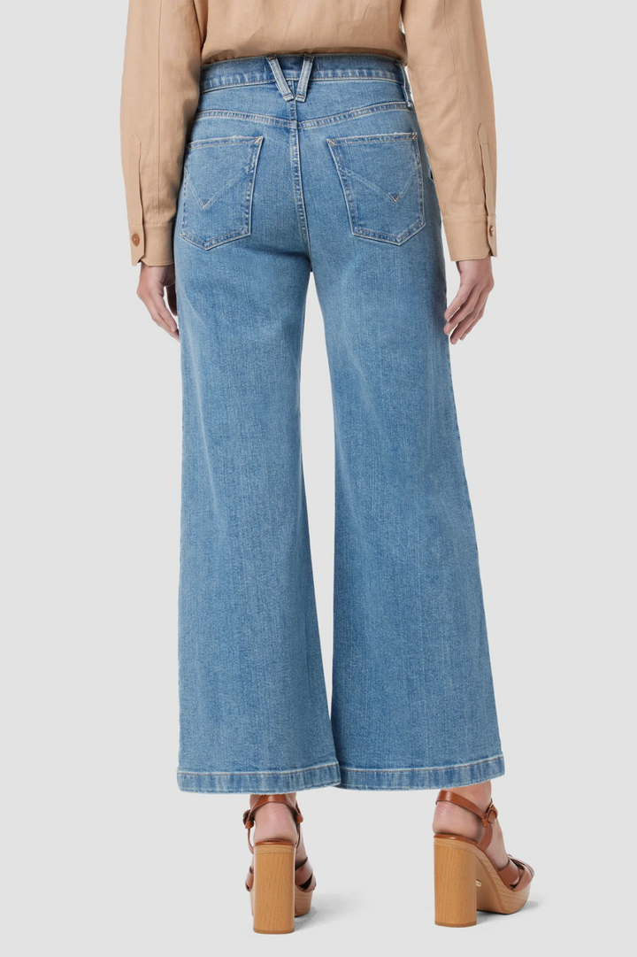 Hudson Jodie Loose Fit Wide Leg Crop Jean MSRP $245