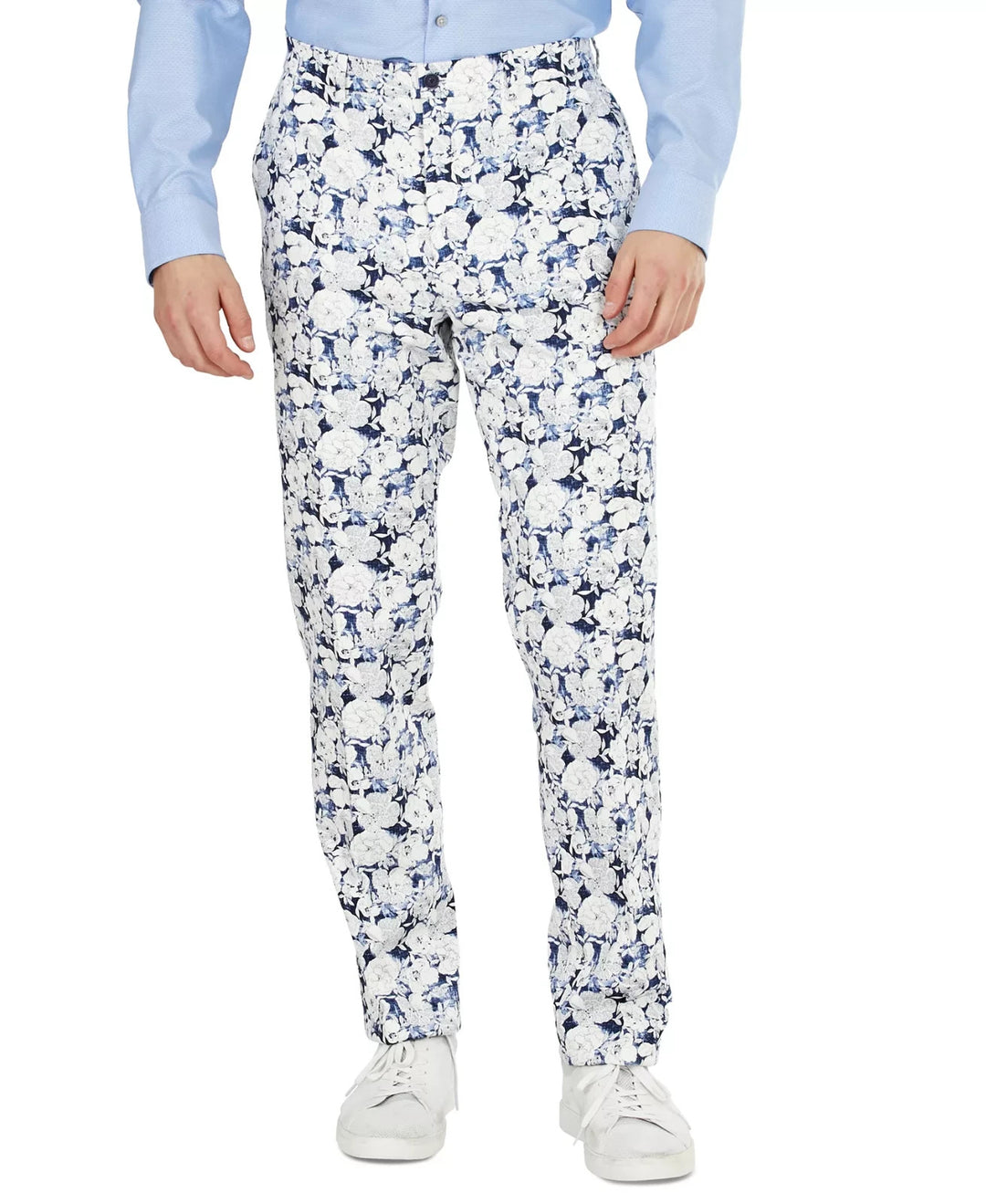 Bar III Men's Slim-Fit Floral Suit Separate Pant