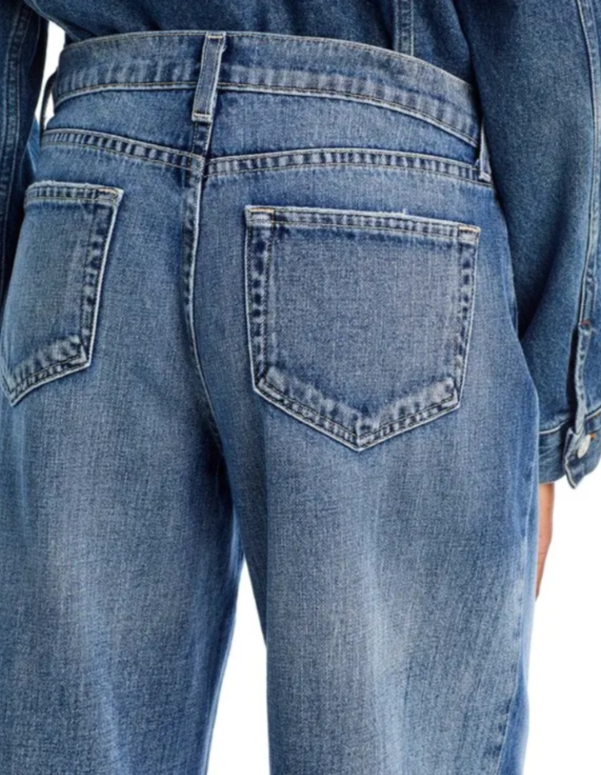 L'Agence Alicent High Rise Sneaker Wide Leg Jeans MSRP $305