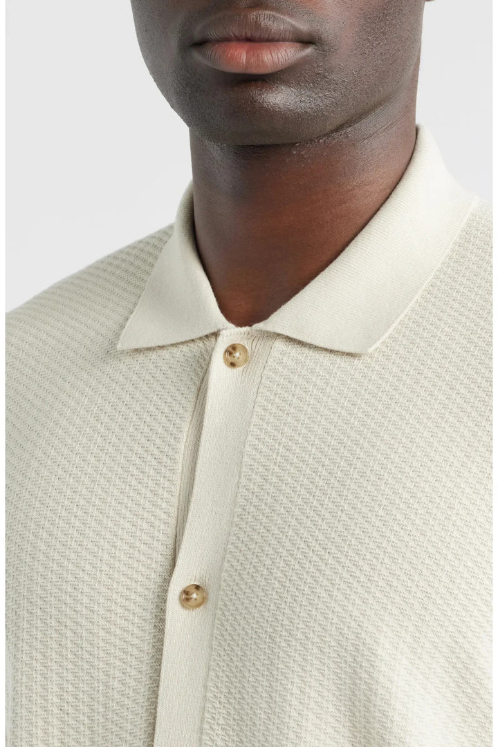 BOSS Iseppo Textured Short Sleeve Sweater