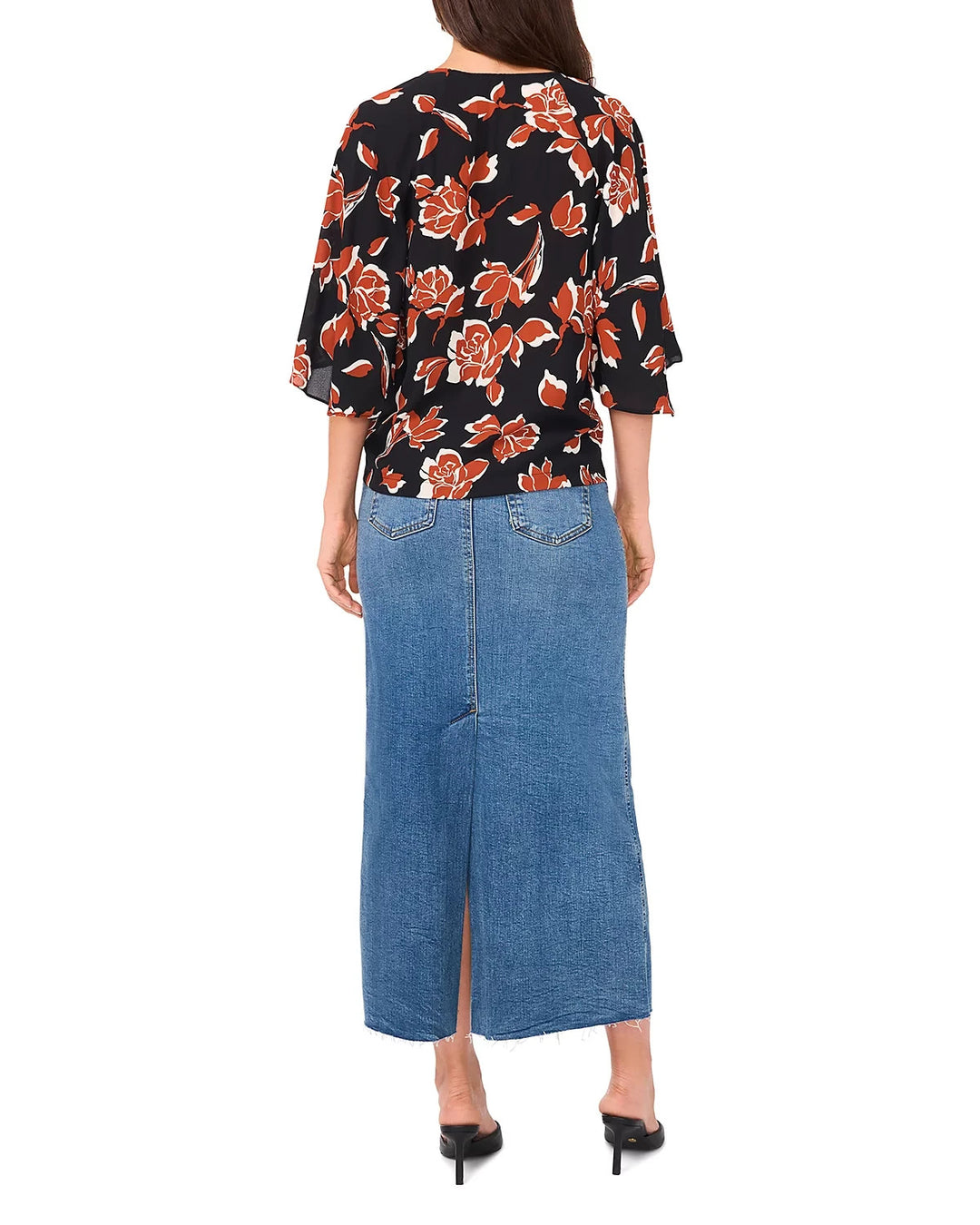 VINCE CAMUTO Tie Neck Top MSRP $79