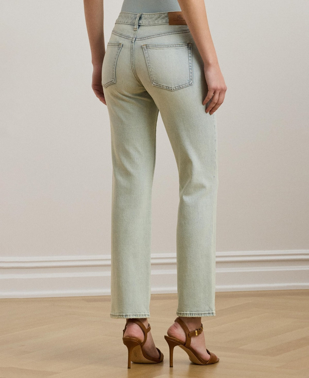 Lauren Ralph Lauren Women's Mid-Rise Straight Ankle Jeans