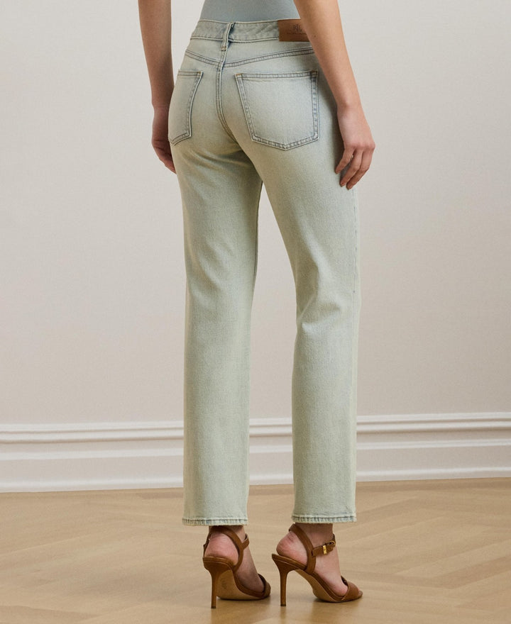 Lauren Ralph Lauren Women's Mid-Rise Straight Ankle Jeans