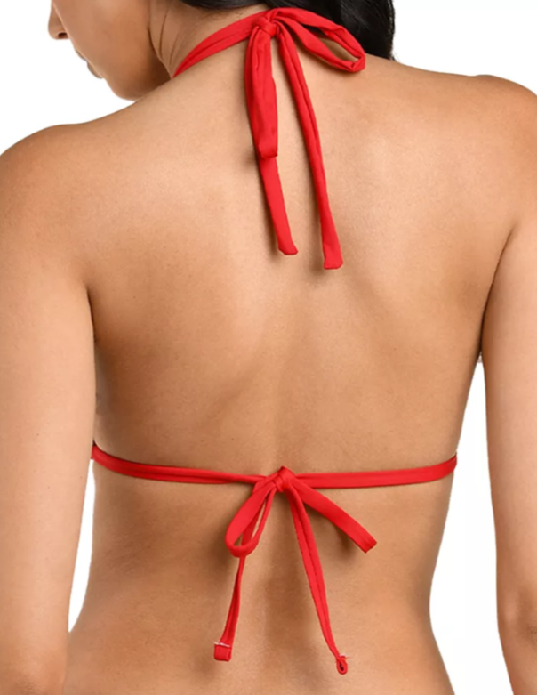 La Blanca Island Gathered Halter Bikini Top MSRP $75