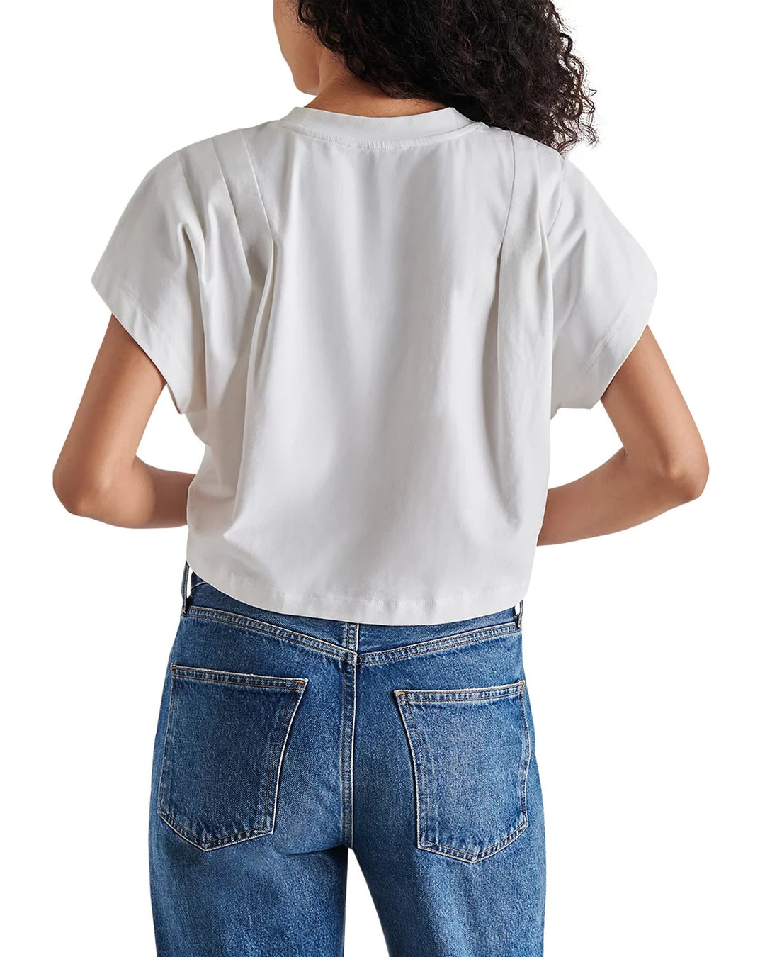 STEVE MADDEN Noah Pleated Tee MSRP $49