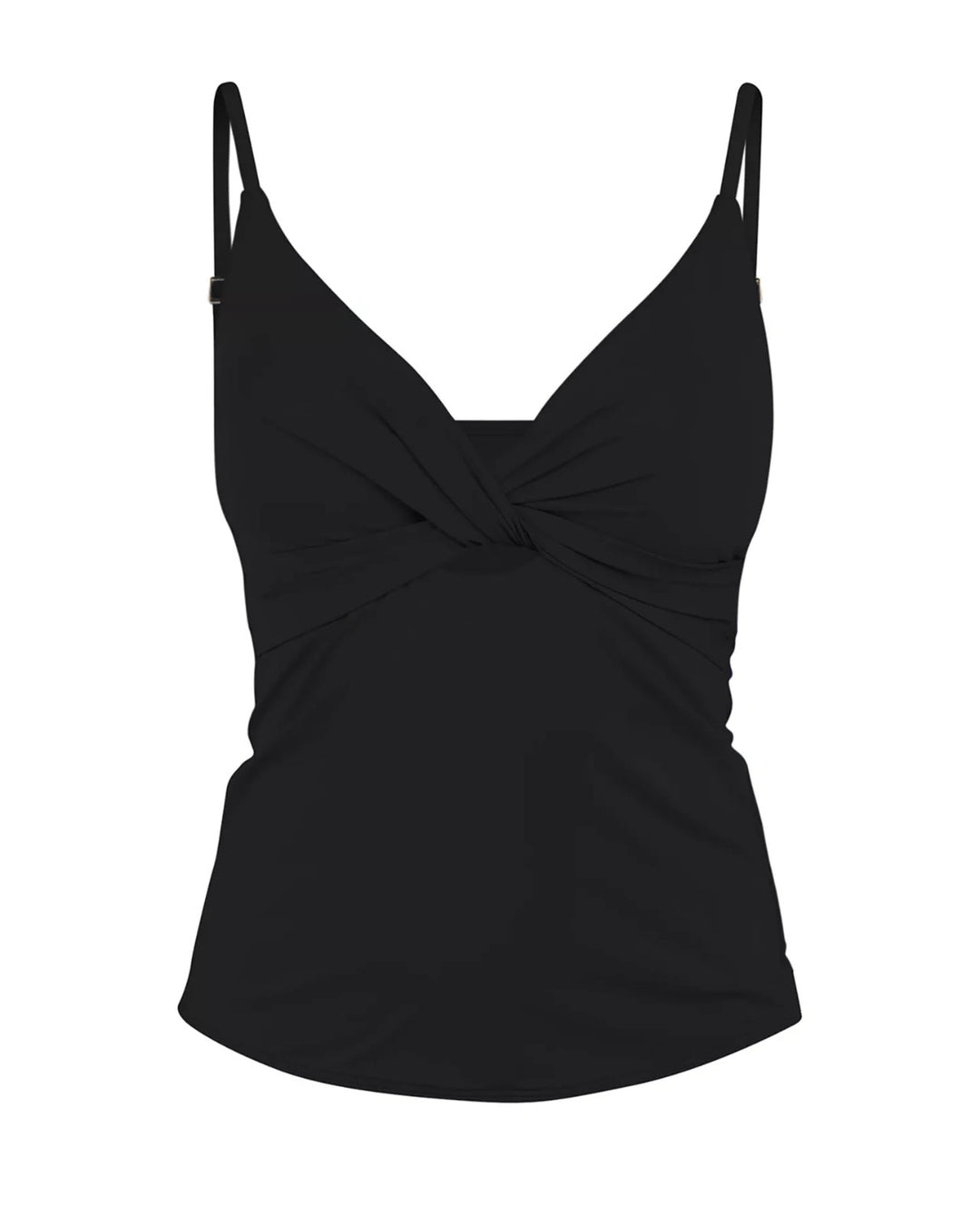 La Blanca Island Goddess Twist Front Tankini Top MSRP $105