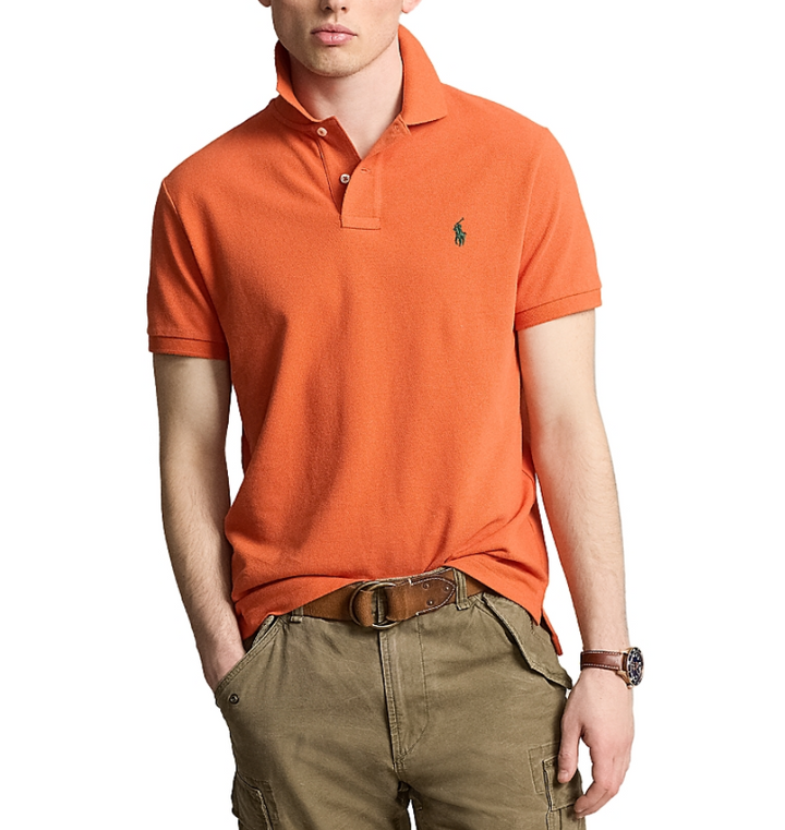 POLO Ralph Lauren Cotton Mesh Classic Fit Polo Shirt MSRP $110