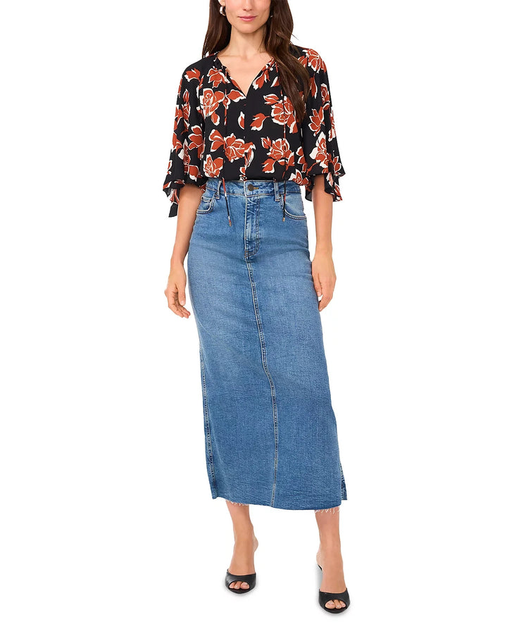 VINCE CAMUTO Tie Neck Top MSRP $79