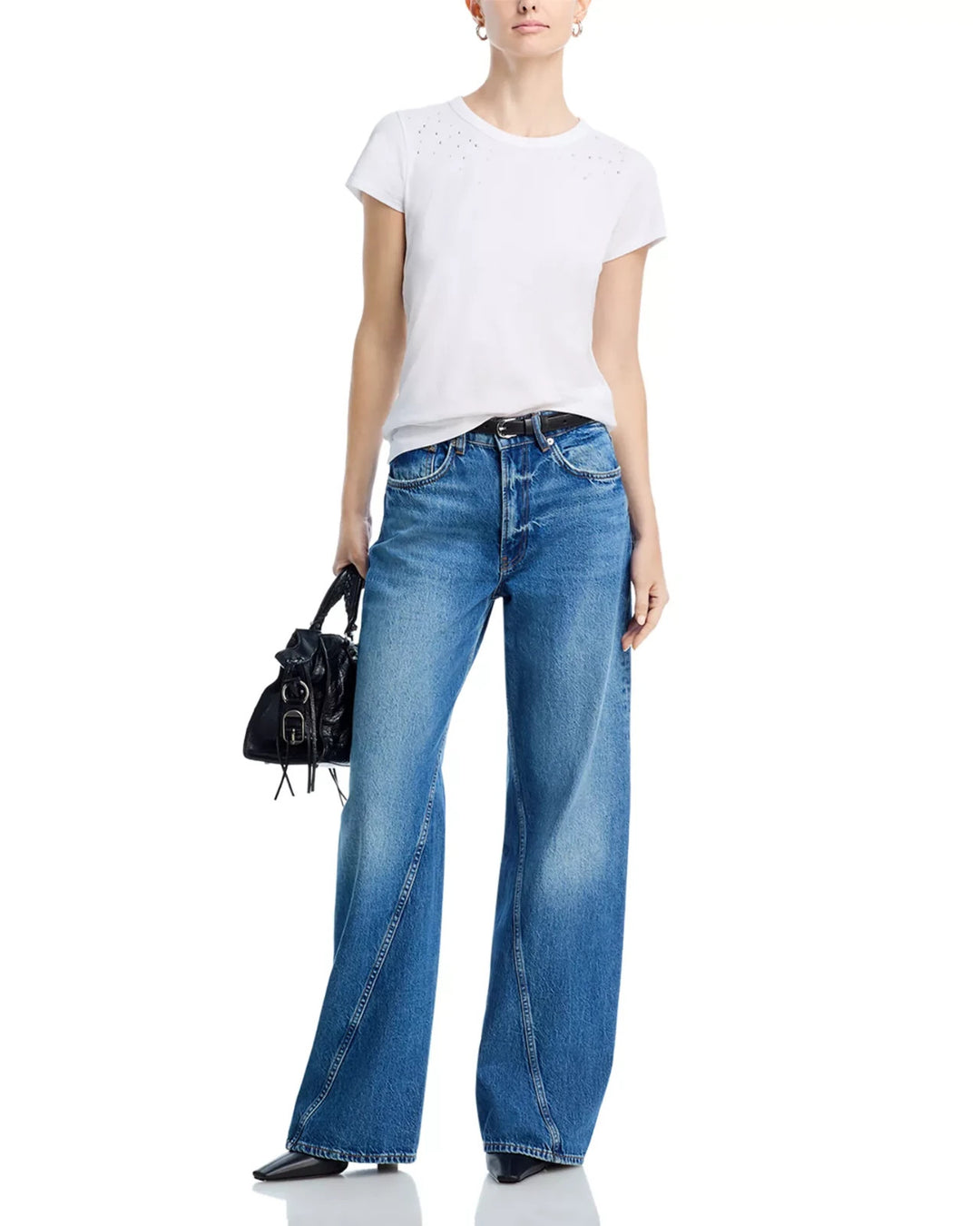 rag & bone Ombré Stud Tee MSRP $138