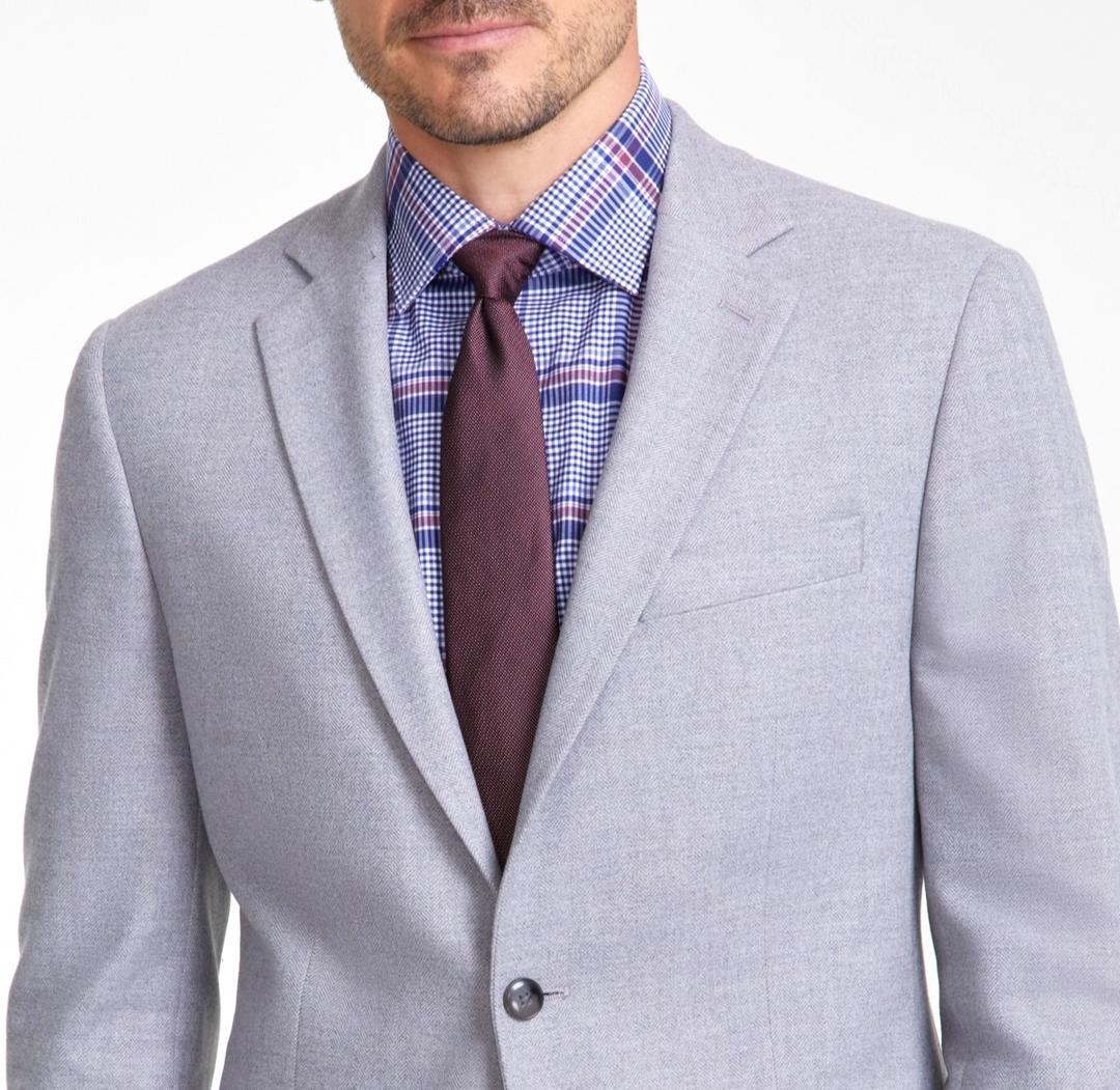 Michael Kors Men's Classic Fit Herringbone Woven Sport Coat MSRP $295 Size 44S