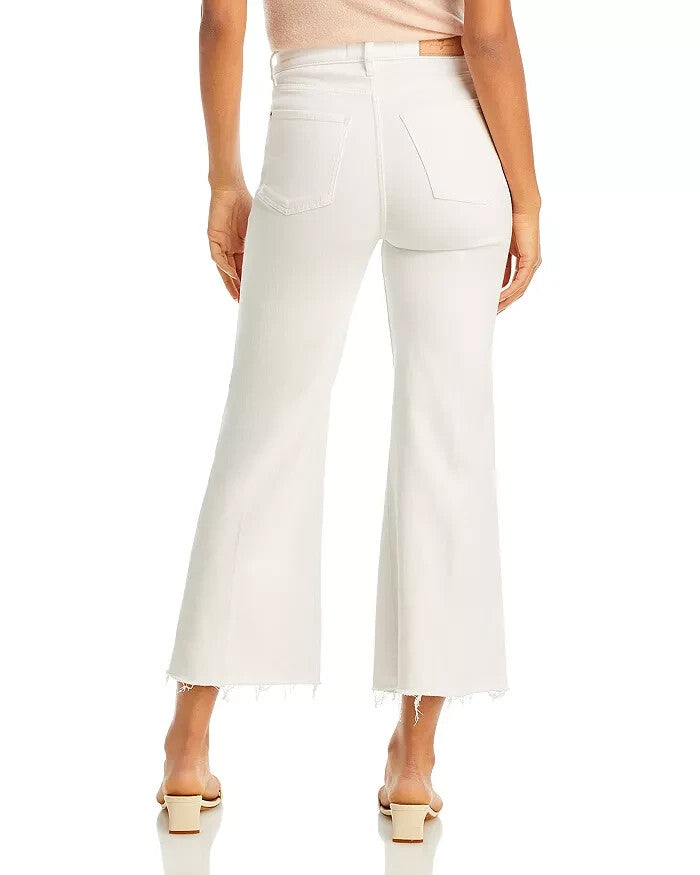 7 For All Mankind Cropped Jo Ultra High Rise Wide Leg Jeans MSRP $228