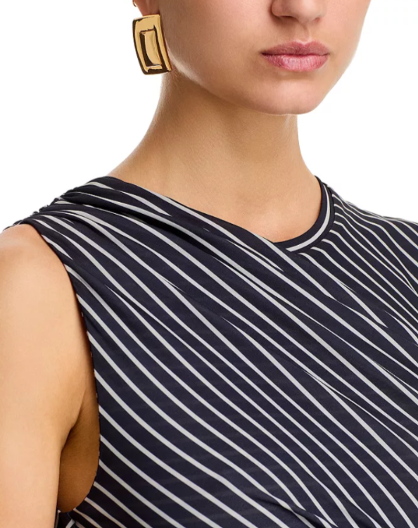 Ronny Kobo Cate Striped Top MSRP $298
