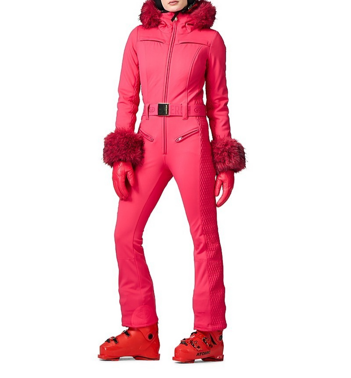 Goldbergh Angele Faux Fur Ski Suit MSRP $1439