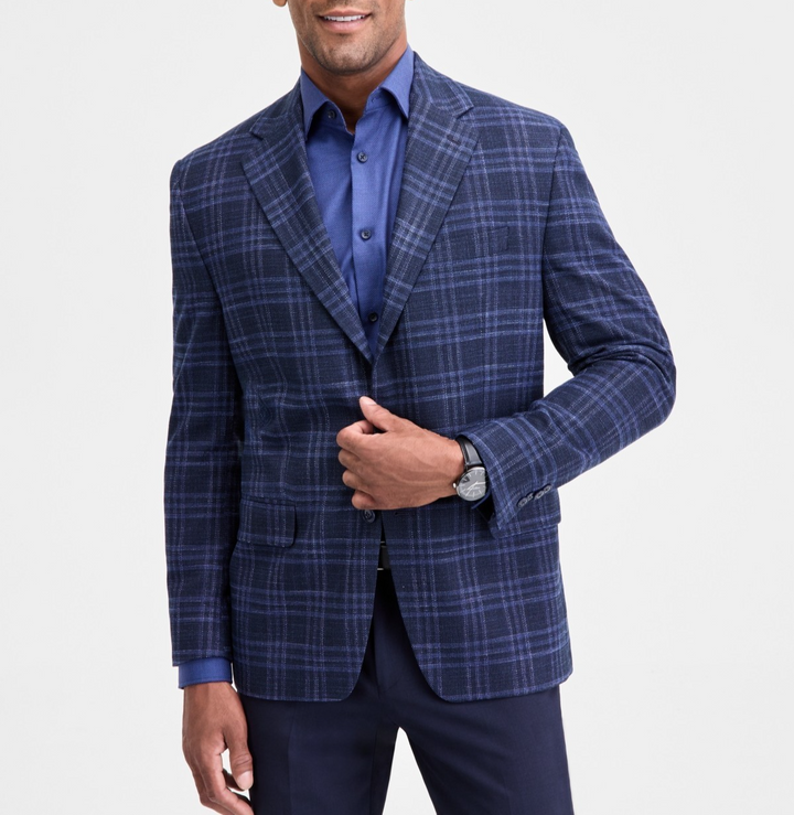 Michael Kors Men's Classic-Fit Stretch Sport Coat MSRP $295  Size 42S; 46S
