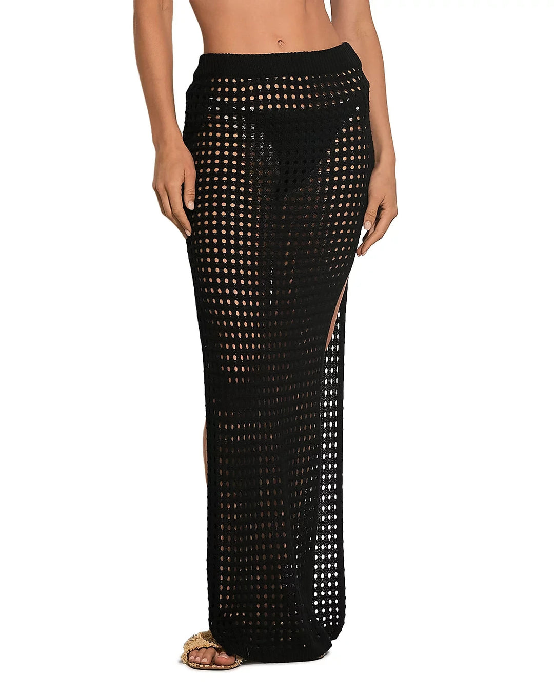 Elan Crochet Swim Cover Up Maxi Skirt MSRP $78