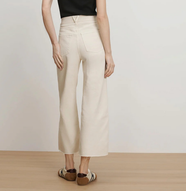 Veronica Beard Taylor Cropped Wide-Leg Jean MSRP $268
