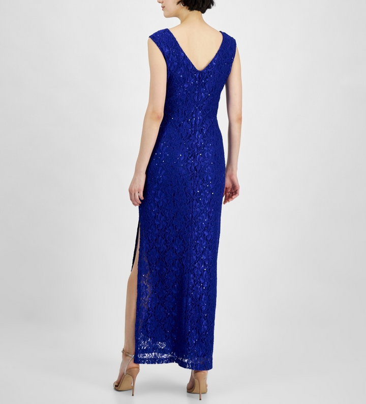Connected Women's Lace Cutout Gown MSRP $109
