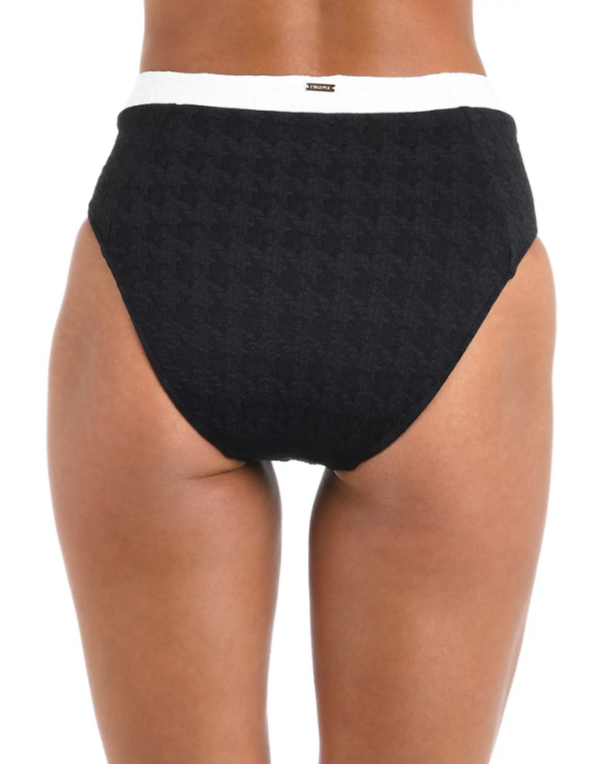 L'AGENCE Vanessa Color Blocked Bikini Bottoms MSRP $197