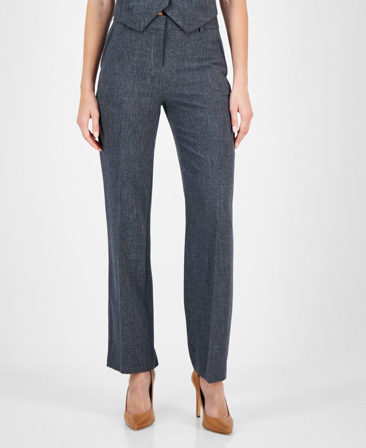 Anne Klein High-Rise Straight-Leg Pants MSRP $99