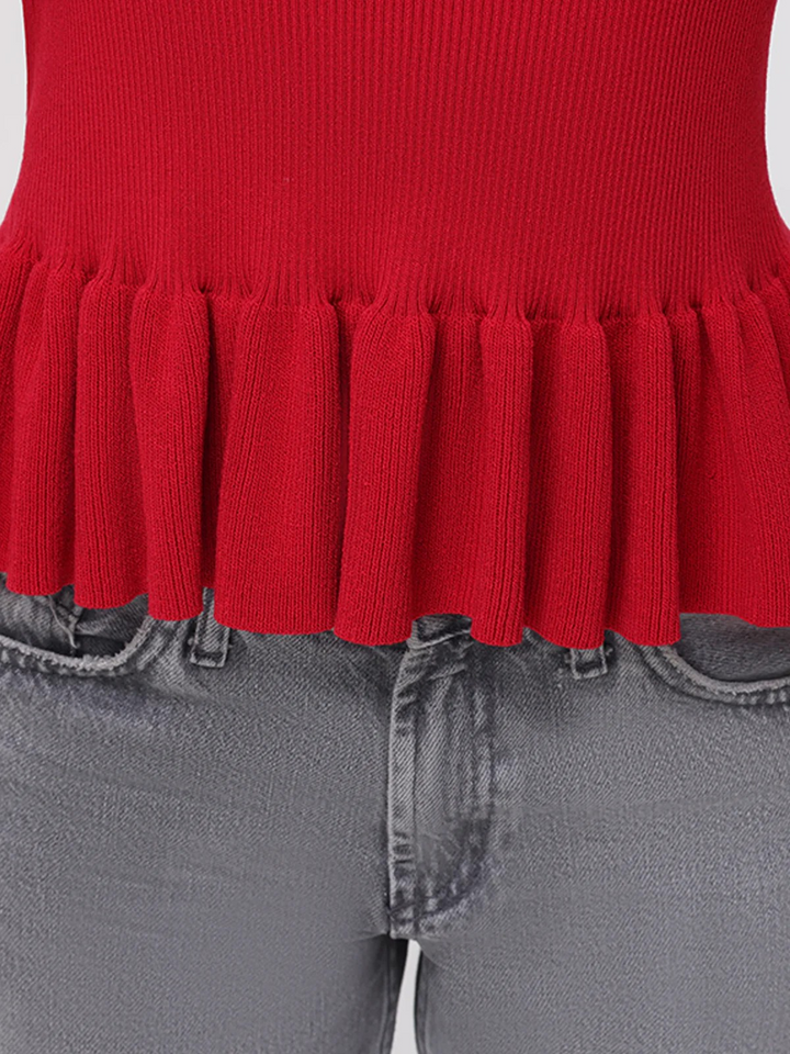 525 Women's Morgan Off Shoulder Peplum Top MSRP $119