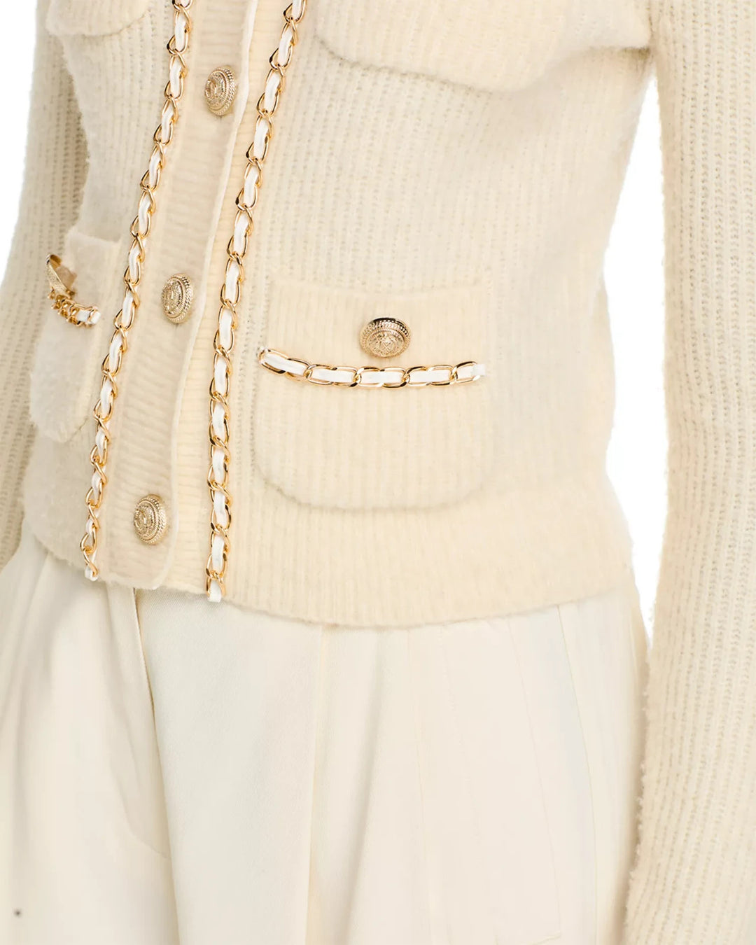 Generation Love Selma Chain Trim Cardigan MSRP $395