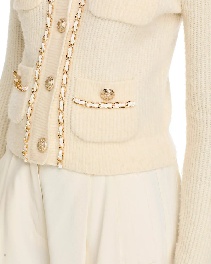 Generation Love Selma Chain Trim Cardigan MSRP $395