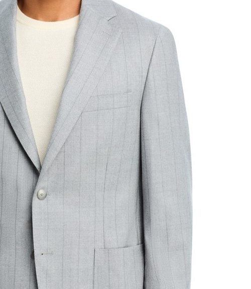 Vince Tonal Stripe Slim Fit Suit Jacket MSRP $848