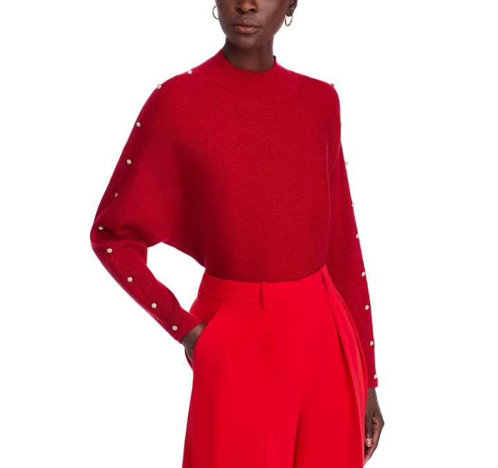 T Tahari Mock Neck Sweater MSRP $78